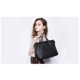 <bold>Tote / Shoulder Bag  <br>Vegan-Leather Handbag  - strapsandbrass.com
