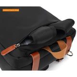 Convertible Backpack / Messenger / Laptop <br> Nylon Backpack  - strapsandbrass.com