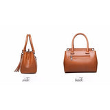 <bold>Top-Handle / Tote  Bag  <br>Vegan-Leather Handbag  - strapsandbrass.com