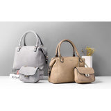 <bold>Tote & Crossbody Bag Set <br>Vegan-Leather Handbag  - strapsandbrass.com