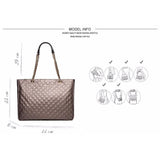 <bold>Tote Crossbody Bag & Purse Set <br>Vegan-Leather Handbag  - strapsandbrass.com