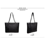 <bold>Tote Crossbody Bag & Purse Set <br>Vegan-Leather Handbag  - strapsandbrass.com