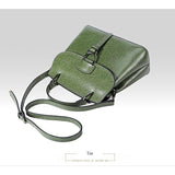 <bold>Top-Handle / Crossbody Bag <br>Genuine-Leather Handbag  - strapsandbrass.com