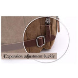 <bold>Laptop / Messenger Bag  <br>Canvas Handbag  - strapsandbrass.com