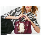 <bold>Top-Handle / Tote Bag  <br>Vegan-Leather Handbag  - strapsandbrass.com