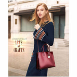 <bold>Tote  / Shoulder Bag  <br>Vegan-Leather Handbag  - strapsandbrass.com