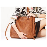 <bold>Tote & Crossbody Bag Set <br>Vegan-Leather Handbag  - strapsandbrass.com