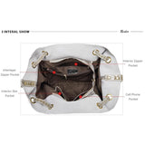 <bold>Bucket / Tote Bag <br>Genuine-Leather Handbag  - strapsandbrass.com