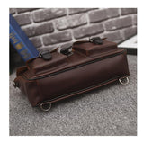 Briefcase | Messenger Bag <br> Genuine Leather Handbag  - strapsandbrass.com