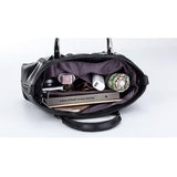 <bold>Tote  / Shoulder Bag <br>Genuine-Leather Handbag  - strapsandbrass.com