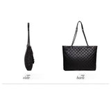 <bold>Tote Crossbody Bag & Purse Set <br>Vegan-Leather Handbag  - strapsandbrass.com