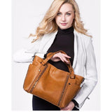<bold>Tote / Crossbody Bag <br>Vegan-Leather Handbag  - strapsandbrass.com