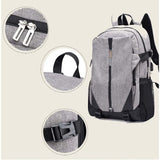 Backpack USB Charging<br> Canvas Backpack  - strapsandbrass.com