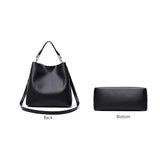 <bold>Bucket / Tote Bag  <br>Vegan-Leather Handbag  - strapsandbrass.com