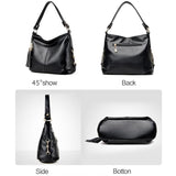 <bold>Hobo  / Tote Bag <br>Genuine-Leather Handbag  - strapsandbrass.com