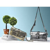 <bold>Clutch / Crossbody Bag <br>Genuine-Leather Handbag  - strapsandbrass.com
