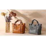 <bold>Tote / Crossbody Bag <br>Vegan-Leather Handbag  - strapsandbrass.com