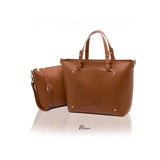 <bold>Tote & Crossbody Bag Set <br>Vegan-Leather Handbag  - strapsandbrass.com