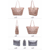 <bold>Tote & Crossbody Bag Set <br>Vegan-Leather Handbag  - strapsandbrass.com