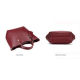 <bold>Tote / Shoulder Bag  <br>Vegan-Leather Handbag  - strapsandbrass.com