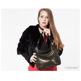 <bold>Hobo  / Tote Bag <br>Genuine-Leather Handbag  - strapsandbrass.com