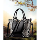 <bold>Tote / Shoulder Bag <br>Genuine-Leather Handbag  - strapsandbrass.com