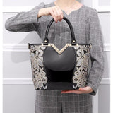 <bold>Tote / Shoulder Bag <br>Genuine-Leather Handbag  - strapsandbrass.com