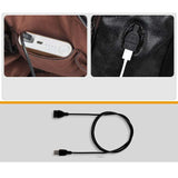 Backpack USB Charging <br> Vegan Leather Backpack  - strapsandbrass.com