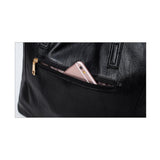 <bold>Tote / Shoulder Bag  <br>Vegan-Leather Handbag  - strapsandbrass.com