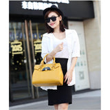 <bold>Top-Handle / Crossbody Bag <br>Genuine-Leather Handbag  - strapsandbrass.com