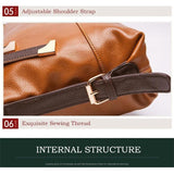 <bold>Tote / Crossbody Bag  <br>Genuine-Leather Handbag  - strapsandbrass.com