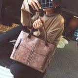Tote / Shoulder Bag  <br>Vegan-Leather Handbag  - strapsandbrass.com