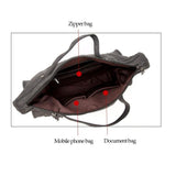 Messenger / Travel Bag  <br>Vegan-Leather Handbag  - strapsandbrass.com