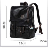 Backpack USB Charging <br> Vegan Leather Backpack  - strapsandbrass.com
