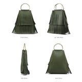 <bold>Bucket & Crossbody Bag Set <br>Vegan-Leather Handbag  - strapsandbrass.com