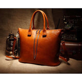 <bold>Tote / Crossbody Bag <br>Genuine-Leather Handbag  - strapsandbrass.com