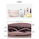 <bold>Crossbody / Shoulder Bag  <br>Vegan-Leather Handbag  - strapsandbrass.com