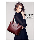 <bold>Tote / Crossbody Bag  <br>Genuine-Leather Handbag  - strapsandbrass.com