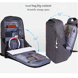 Backpack USB Charging & Anti-Theft <br> Oxford Backpack  - strapsandbrass.com