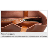 <bold>Bucket  / Tote Bag <br>Genuine-Leather Handbag  - strapsandbrass.com