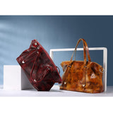 <bold>Tote  / Shoulder Bag <br>Genuine-Leather Handbag  - strapsandbrass.com