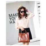 <bold>Tote  / Shoulder Bag  <br>Vegan-Leather Handbag  - strapsandbrass.com