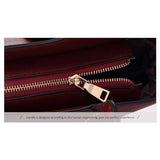 <bold>Tote / Shoulder Bag  <br>Vegan-Leather Handbag  - strapsandbrass.com