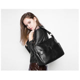 <bold>Tote / Crossbody Bag <br>Genuine-Leather Handbag  - strapsandbrass.com