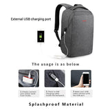 Backpack USB Charging & Anti-Theft <br> Oxford Backpack  - strapsandbrass.com