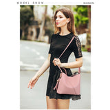 <bold>Bucket / Tote Bag  <br>Vegan-Leather Handbag  - strapsandbrass.com