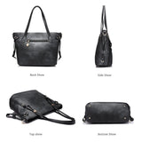 <bold>Tote & Crossbody Bag Set <br>Vegan-Leather Handbag  - strapsandbrass.com
