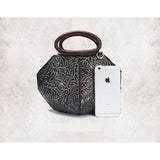 <bold>Shell / Crossbody Bag <br>Genuine-Leather Handbag  - strapsandbrass.com