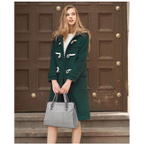 <bold>Tote  / Crossbody Bag <br>Genuine-Leather Handbag  - strapsandbrass.com