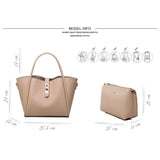 <bold>Tote & Crossbody Bag Set <br>Vegan-Leather Handbag  - strapsandbrass.com